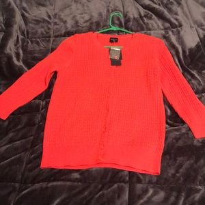 Orange sweater